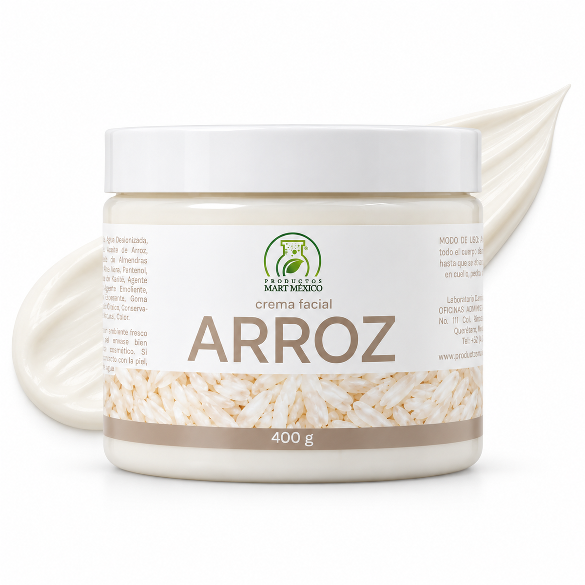 Crema corporal y facial arroz cuidado antimanchas