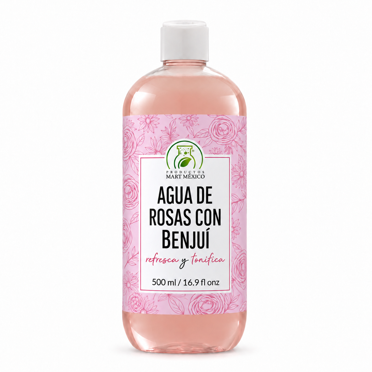Agua de rosas con benjuí suaviza clásica 500 ml