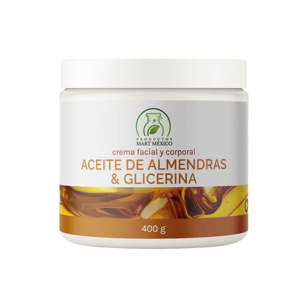Crema corporal glicerina y aceite almendras