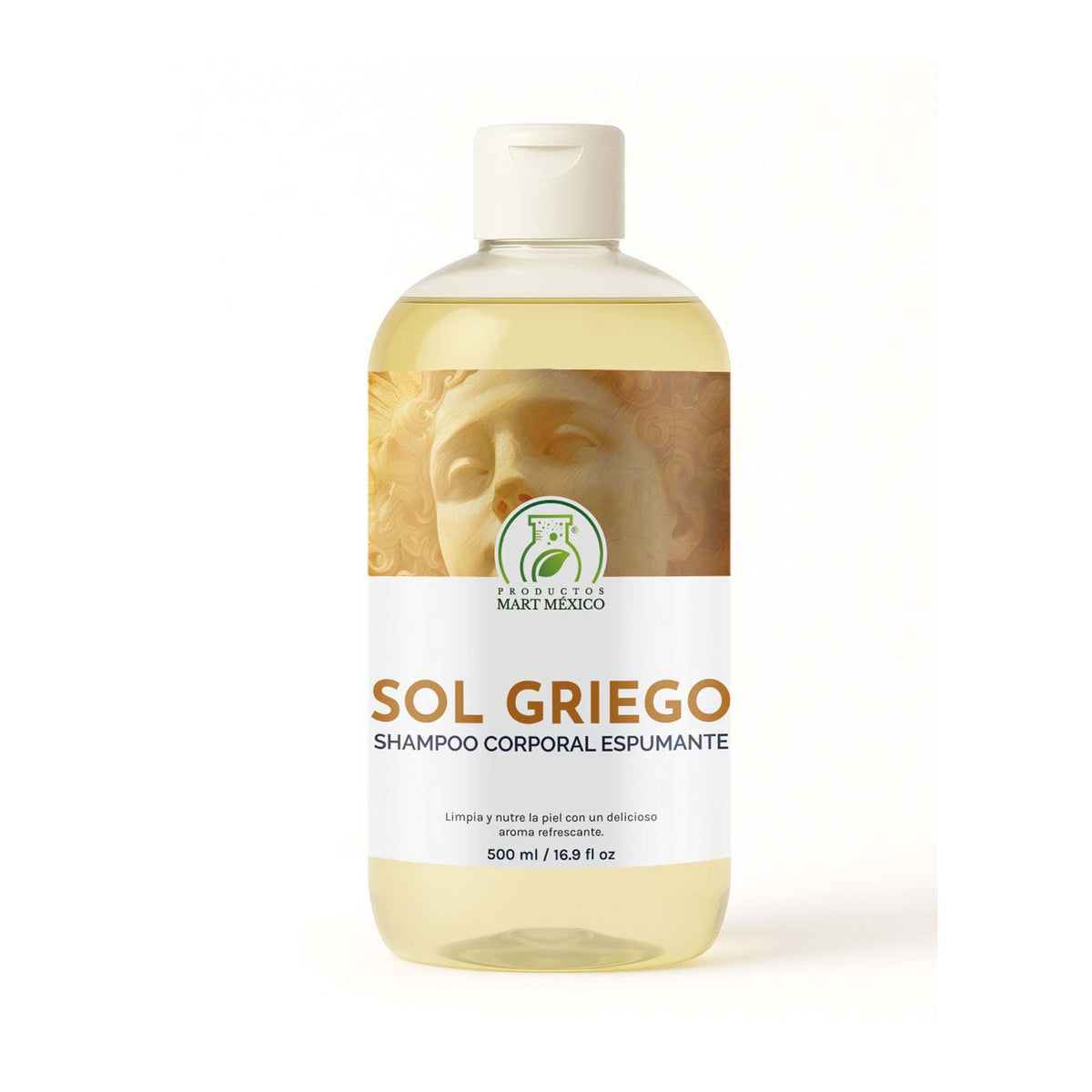 Shampoo corporal espumante sol griego