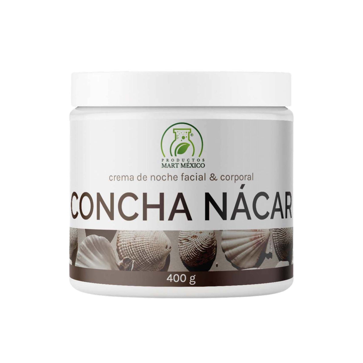 Crema facial y corporal de concha nácar piel tersa