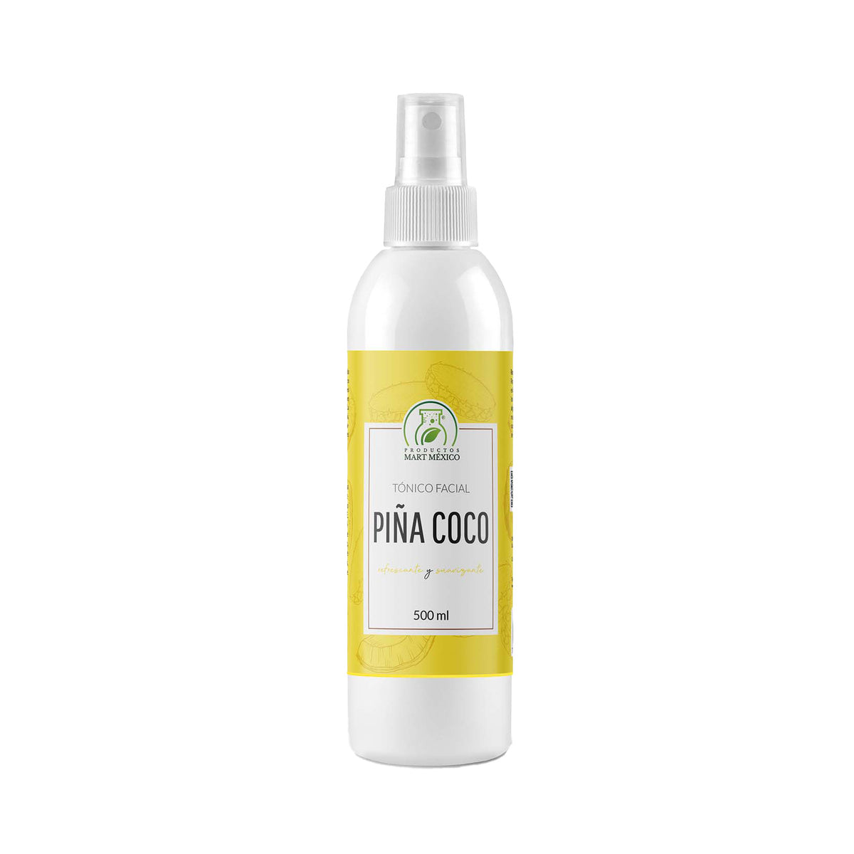 Tónico facial de piña coco