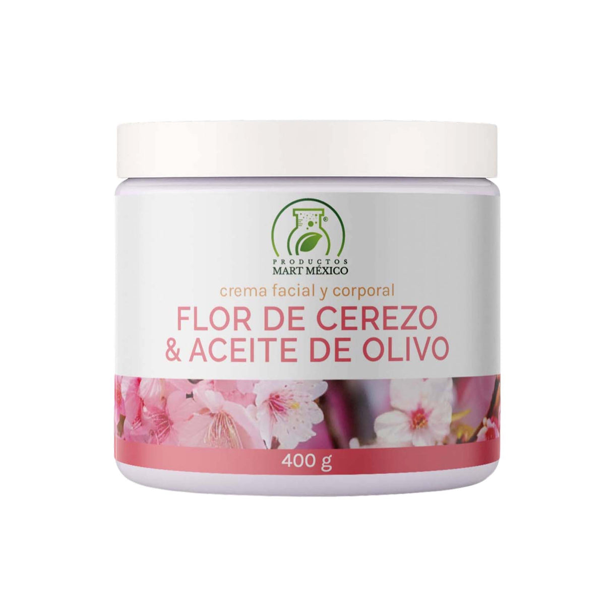 Crema flor de cerezo y aceite de olivo