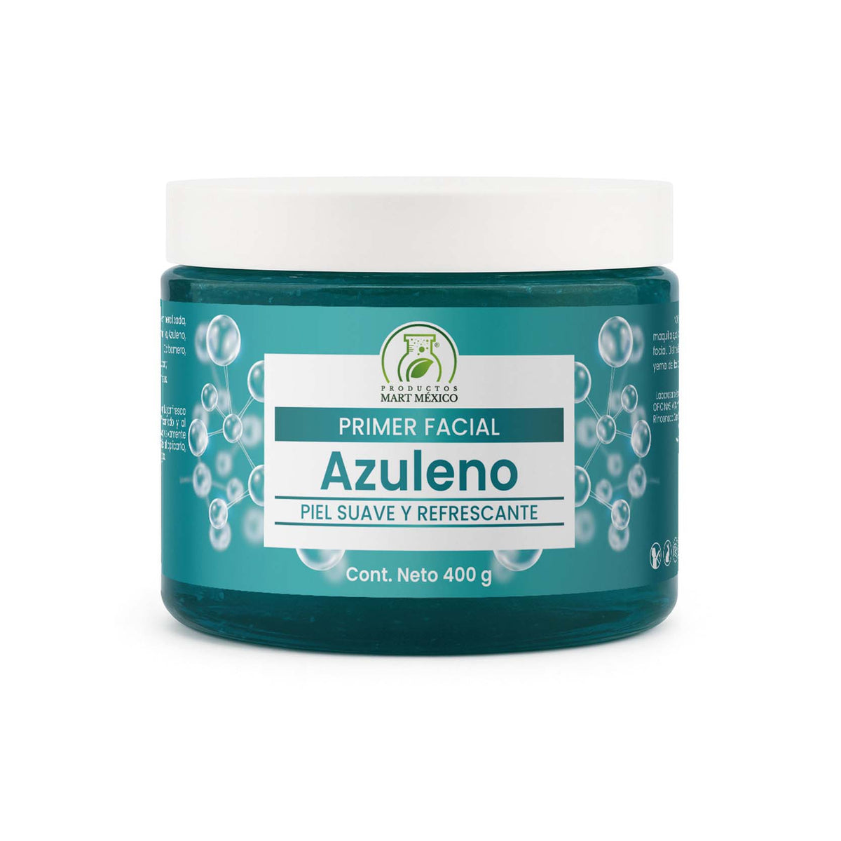 Primer hidratante de azuleno