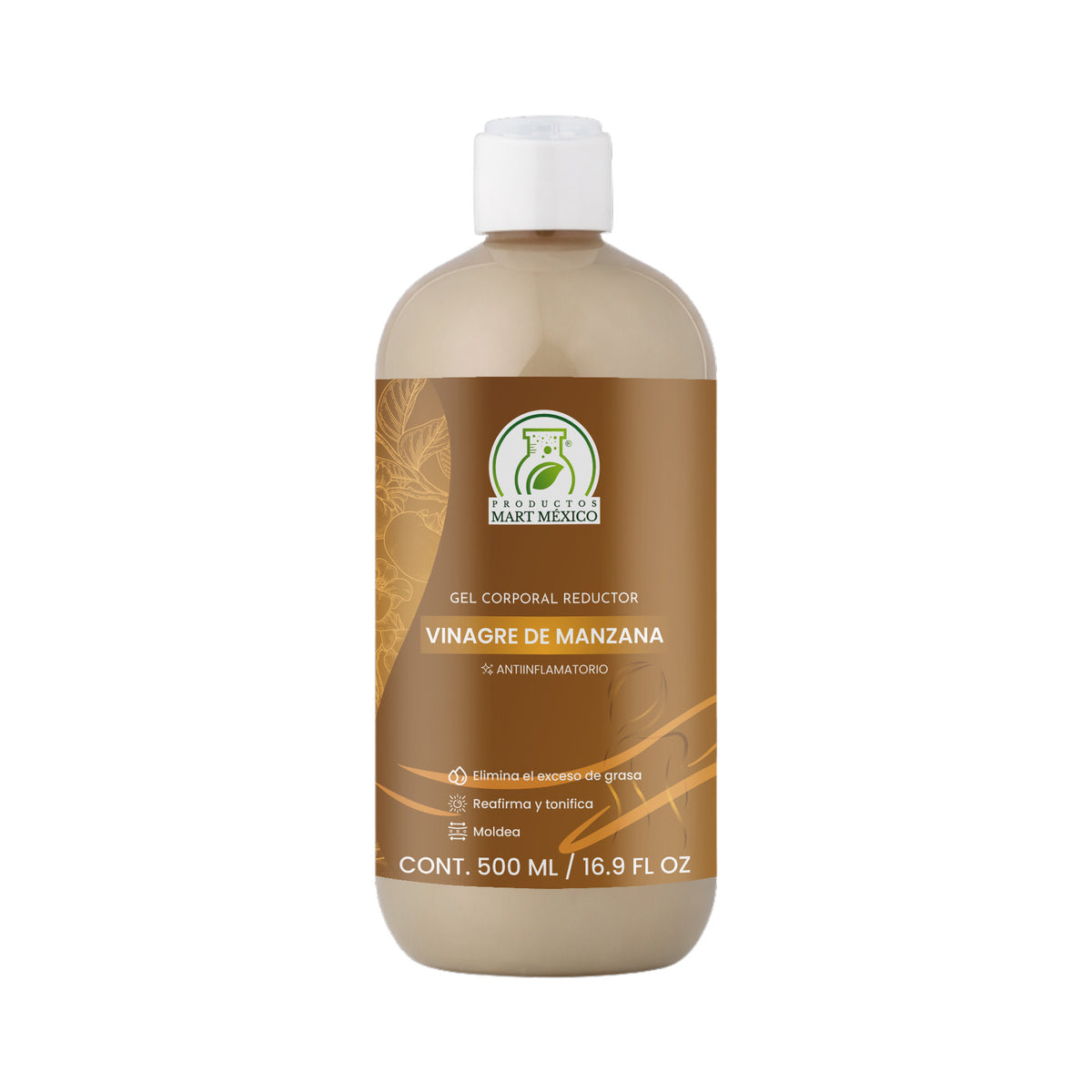 Gel reductivo con vinagre de manzana