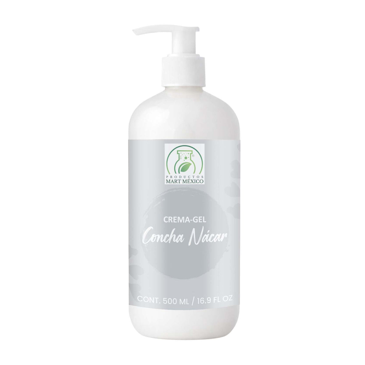 Crema gel facial y corporal concha nácar piel radiante 500 ml