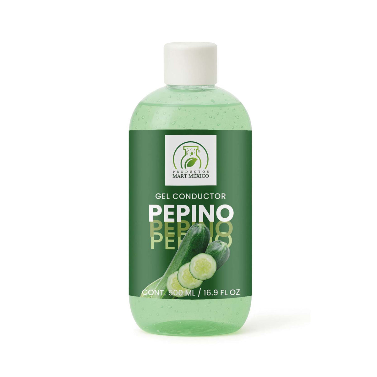 Gel conductor de pepino aparatología