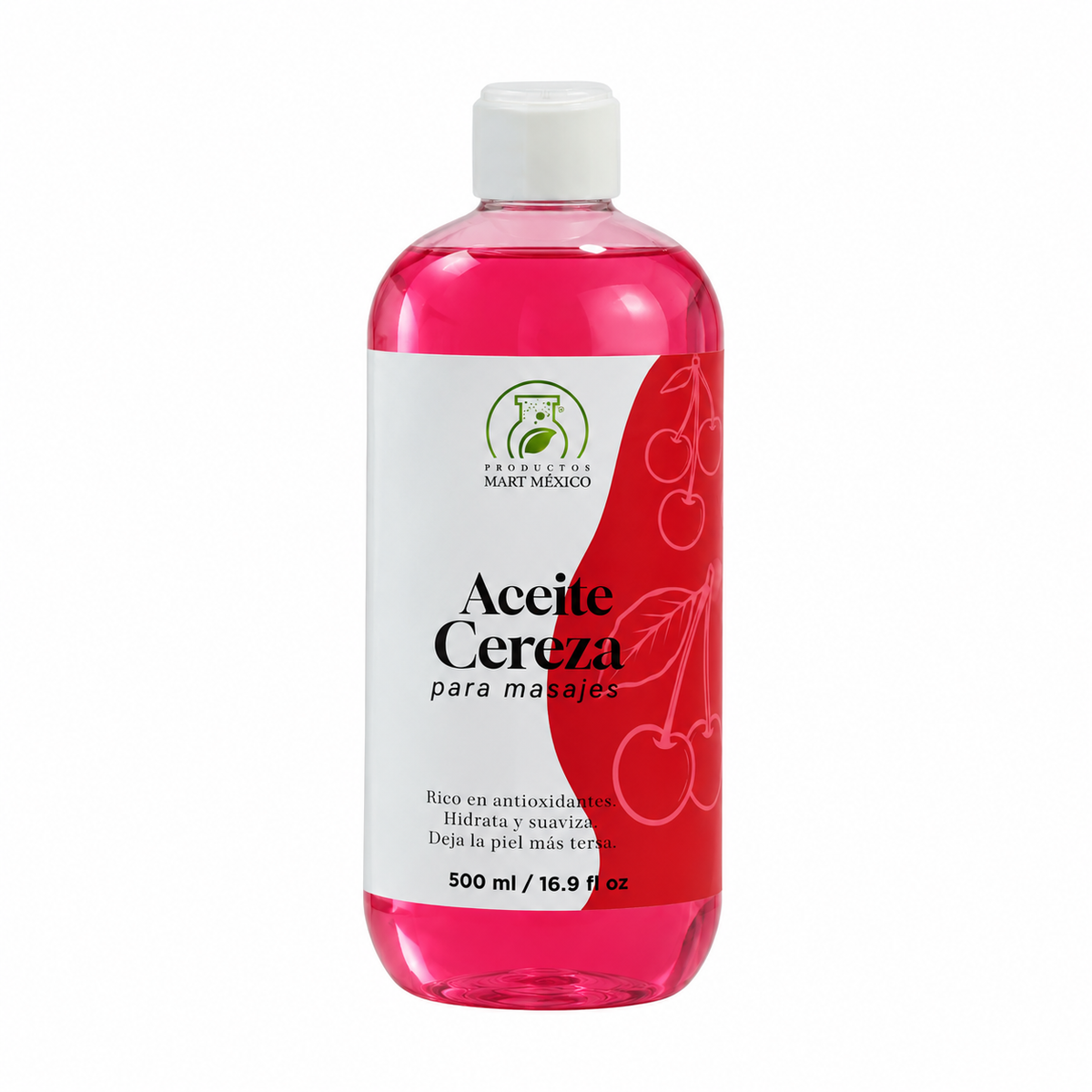 Aceite de cereza para masajes suavizante