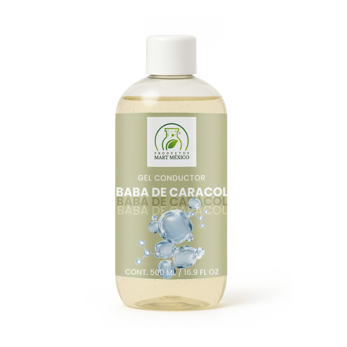 Gel conductor de baba de caracol aparatología