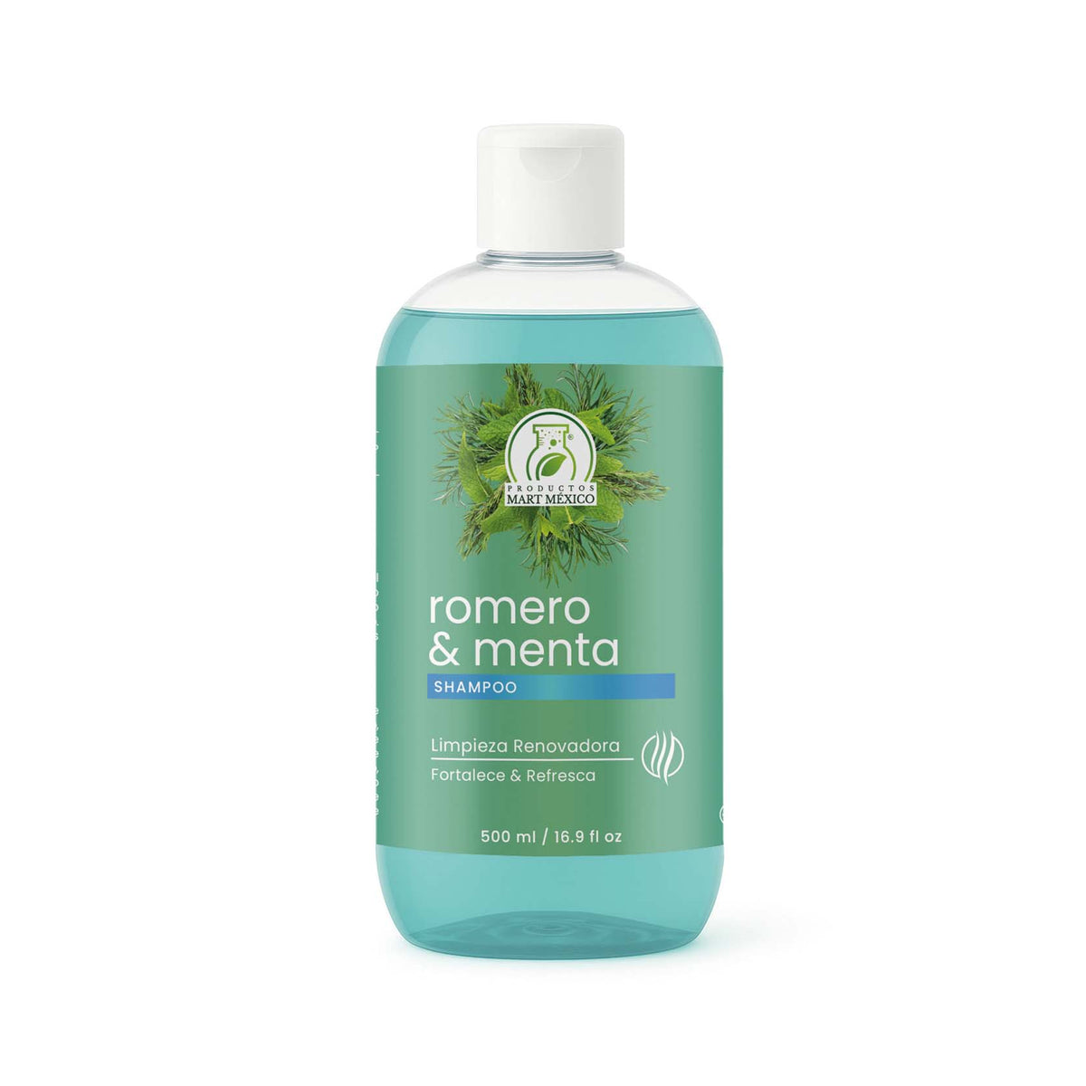 Shampoo capilar menta y romero