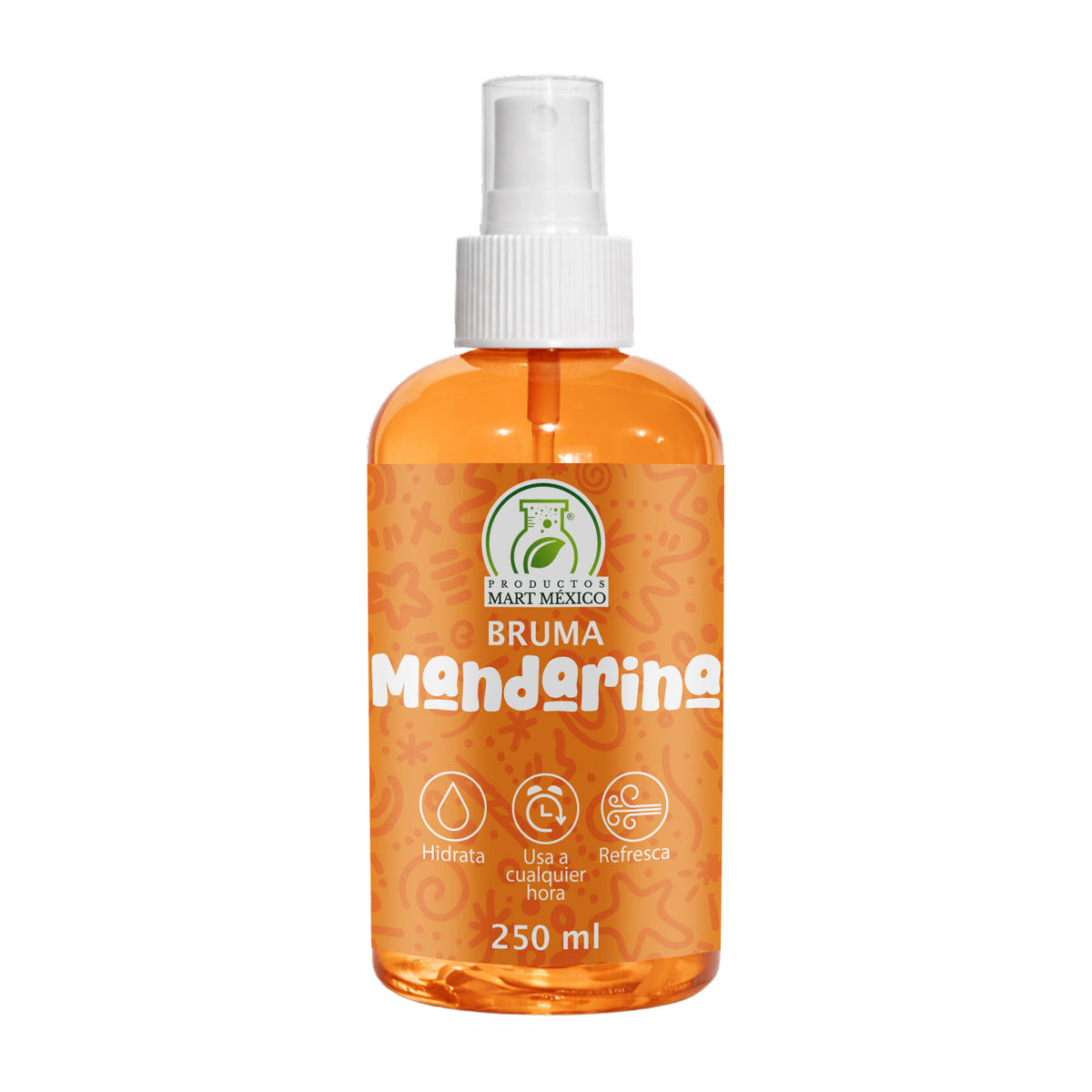 Bruma facial mandarina iluminación y nutrición 250 ml