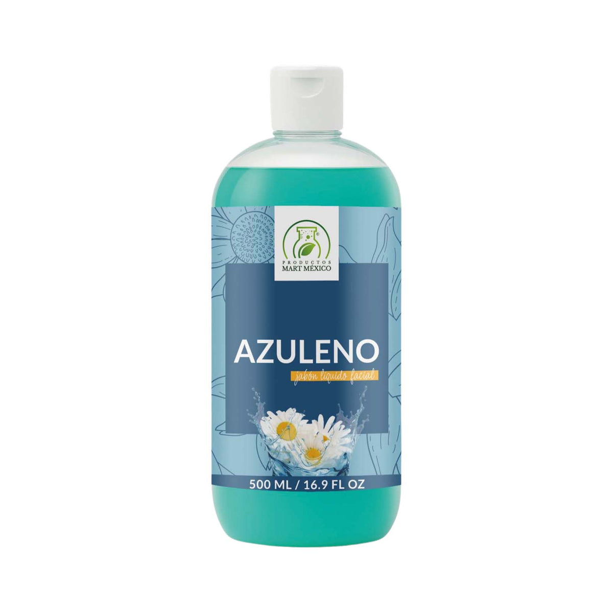 Jabón facial de azuleno elimina impurezas