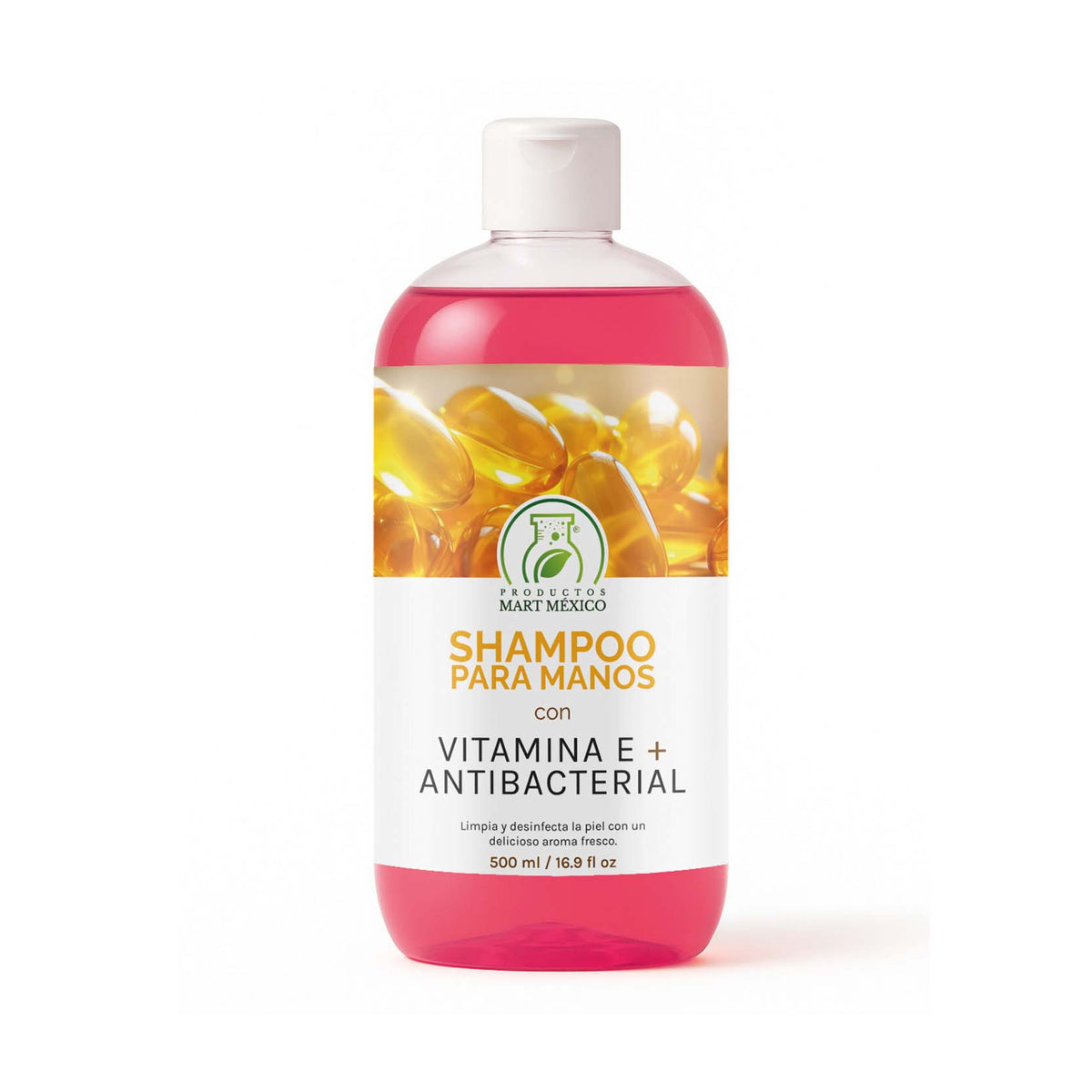 Shampoo corporal antibacterial con vitamina E