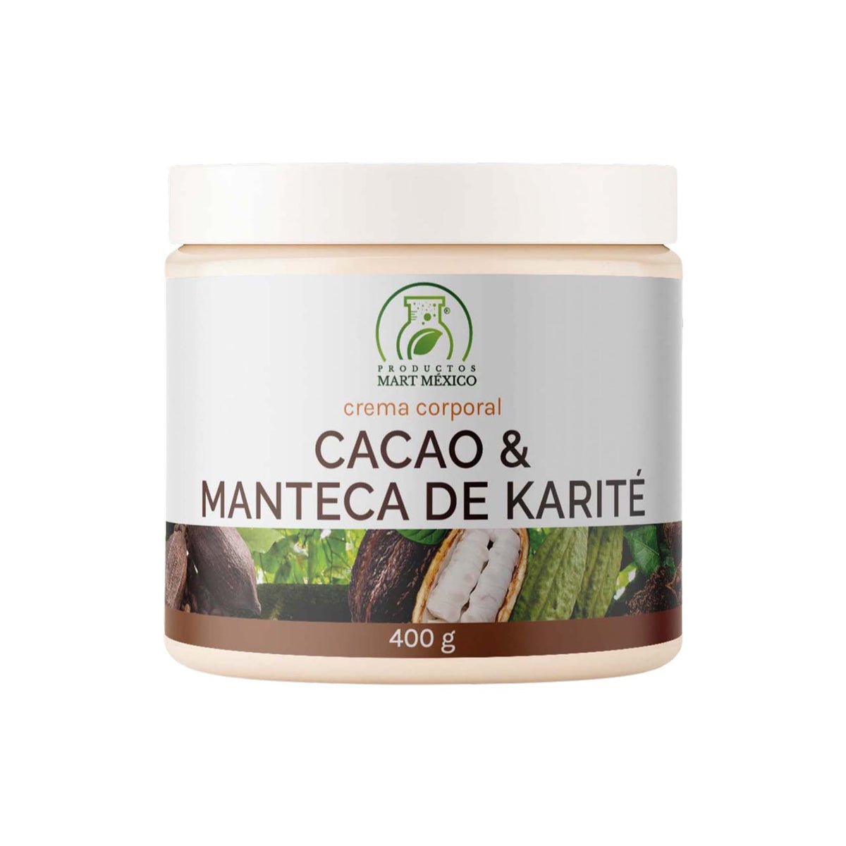 Crema de cacao y manteca de karité antiarrugas