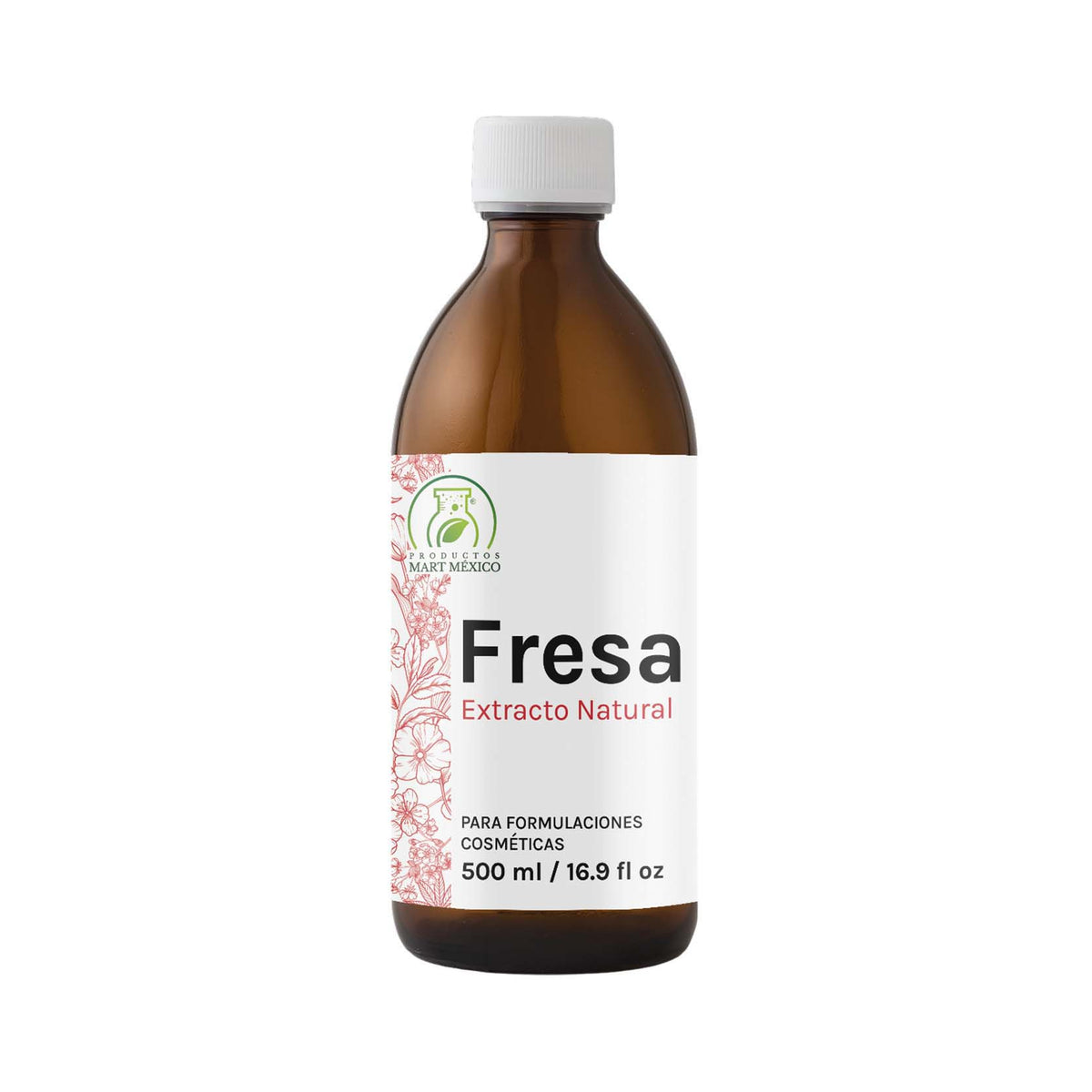 Extracto natural de fresa refresca