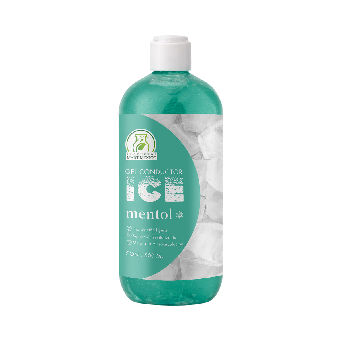 Gel conductor ice mentol efecto frío