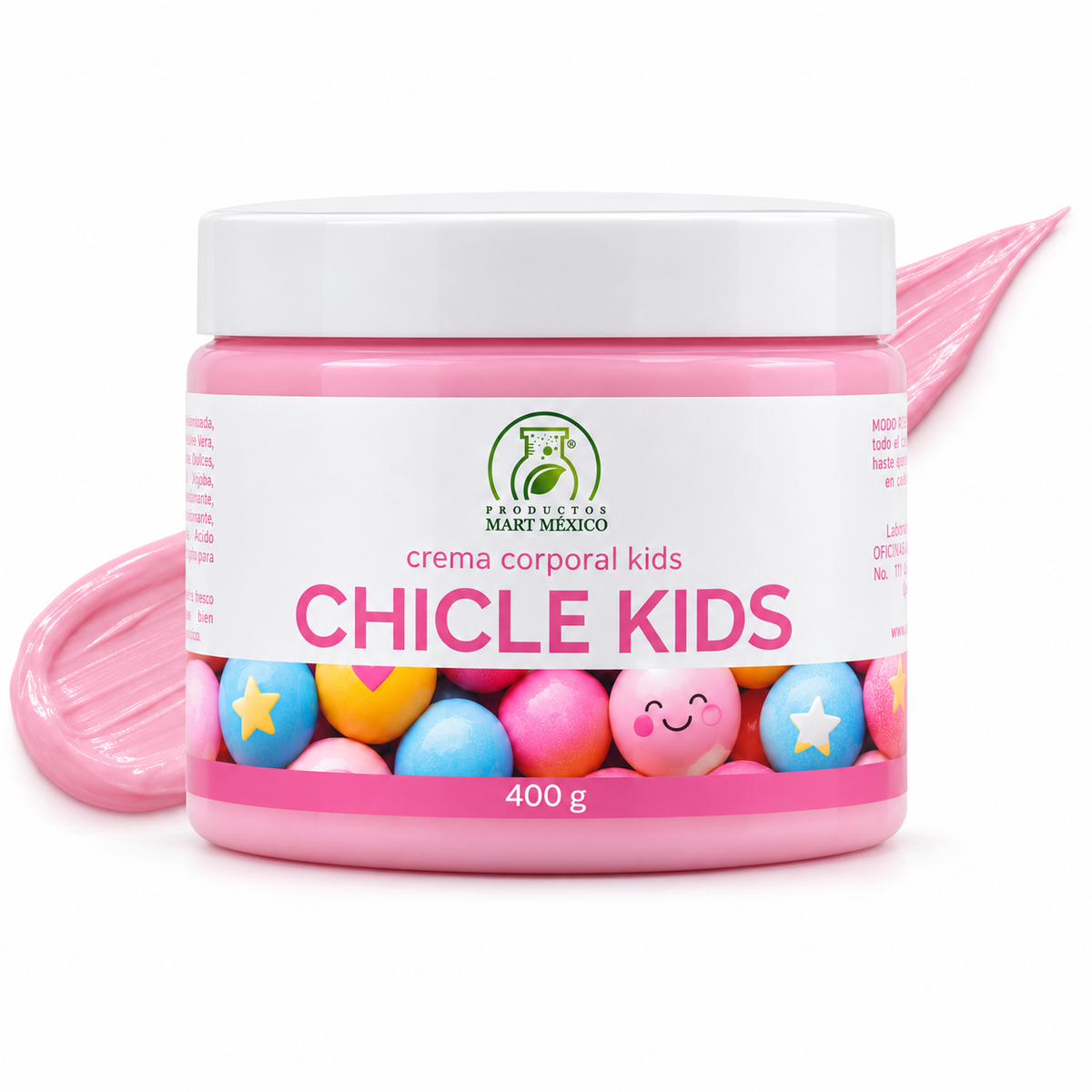 Crema facial y corporal chicle kids piel suave