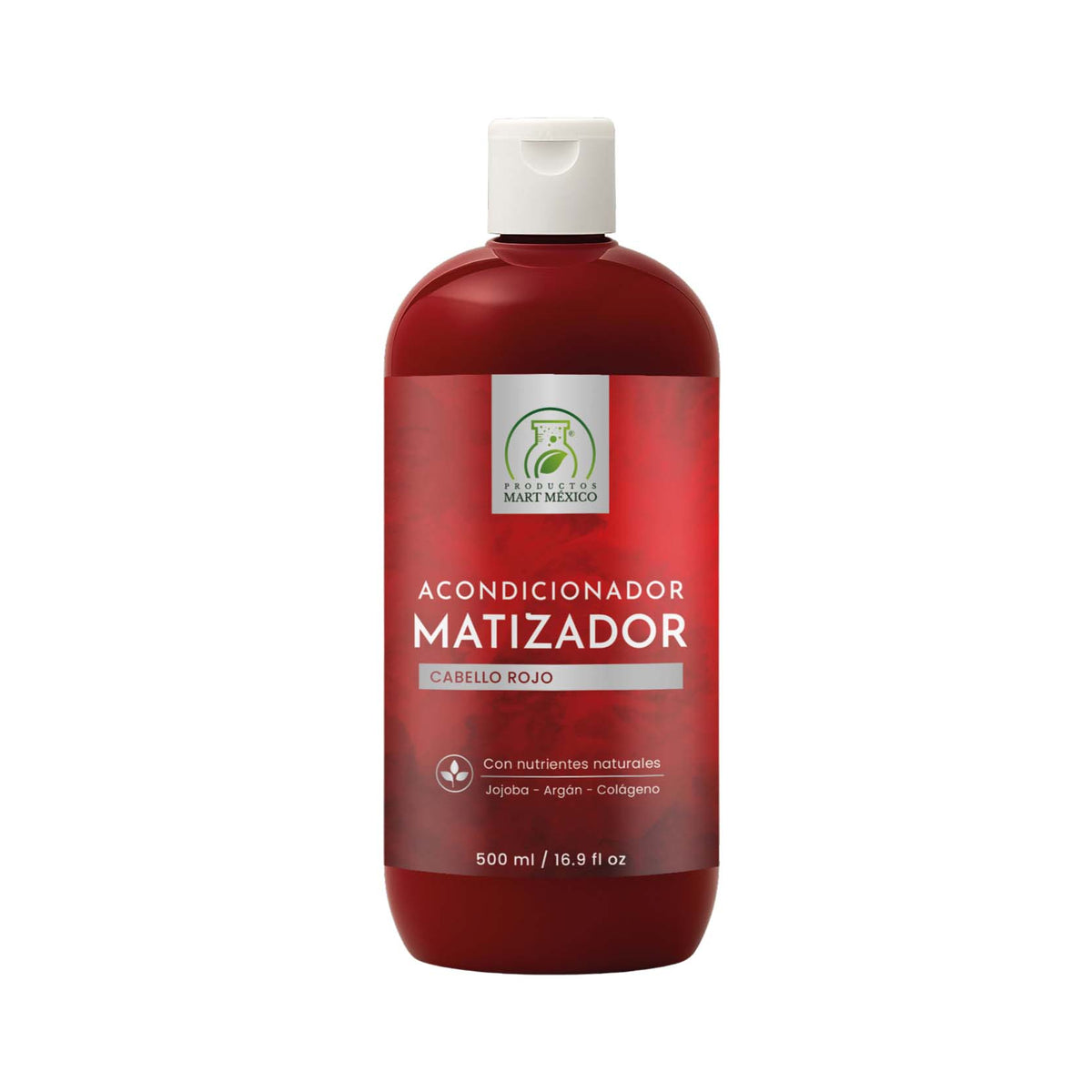 Acondicionador capilar baño de color rojo
