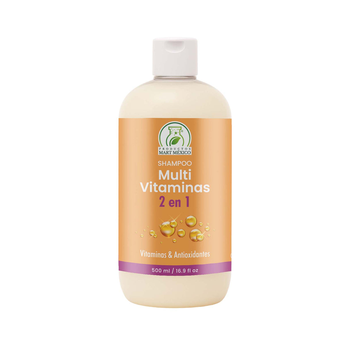 Shampoo capilar multivitaminas 2 en 1