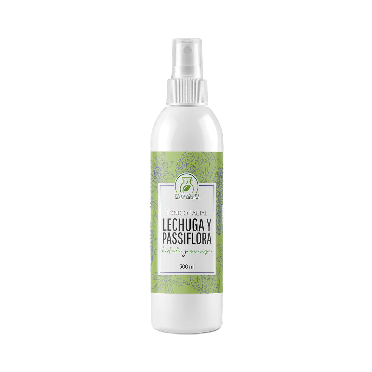 Tónico facial lechuga y passiflora hidratante