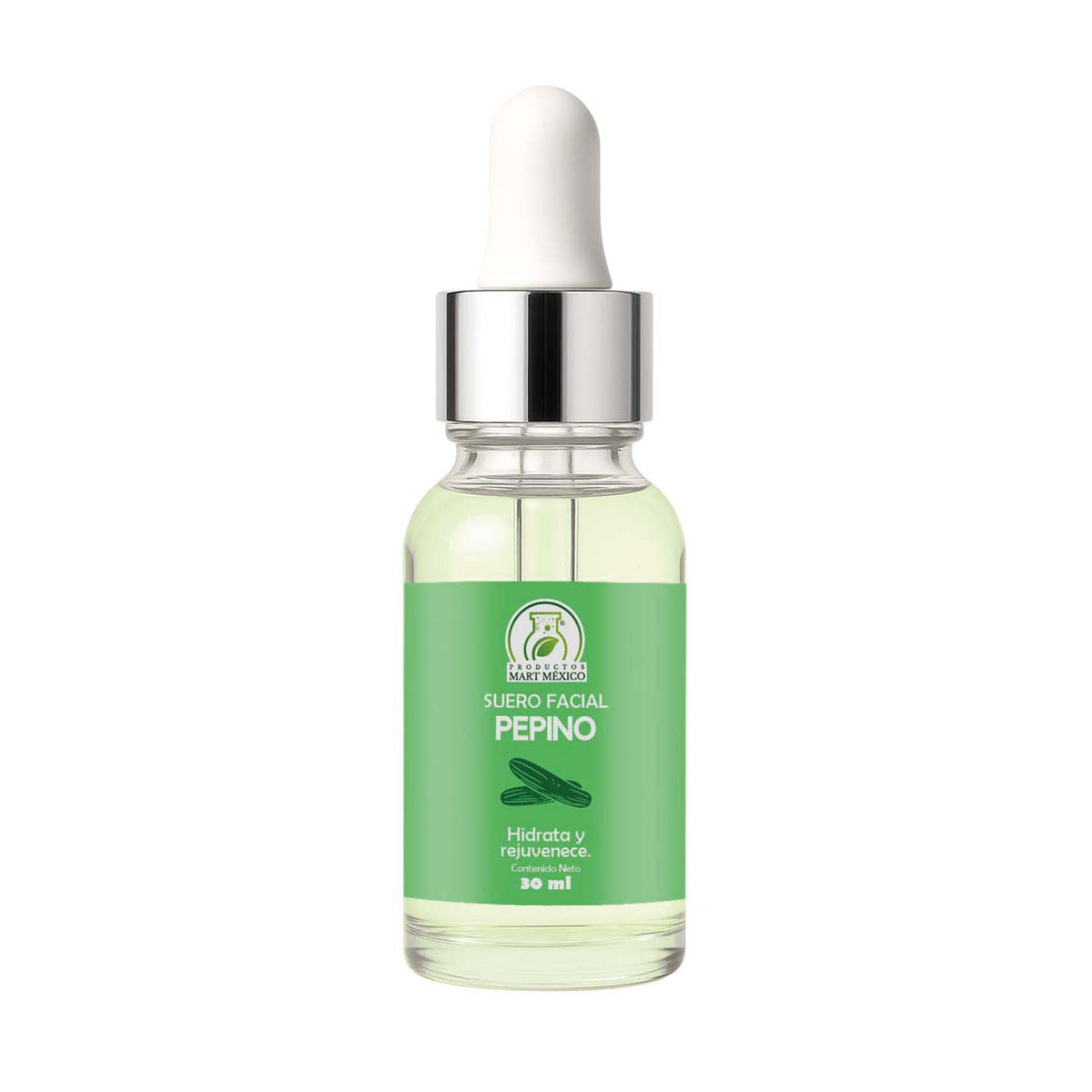 Suero facial de pepino libre de impurezas