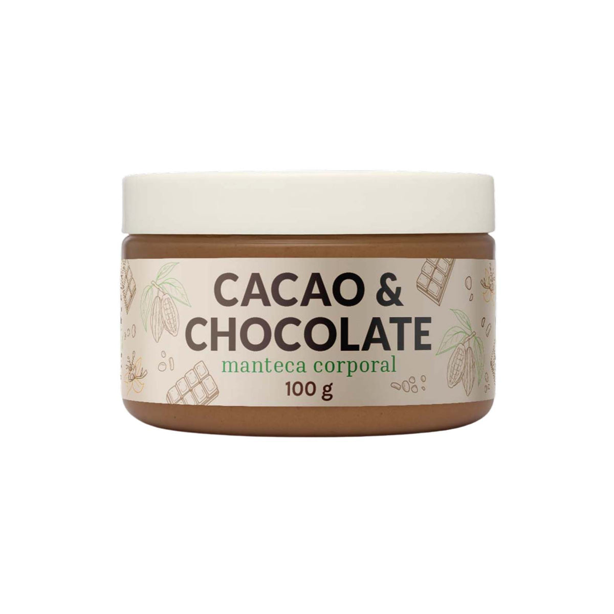 Manteca corporal de cacao y chocolate