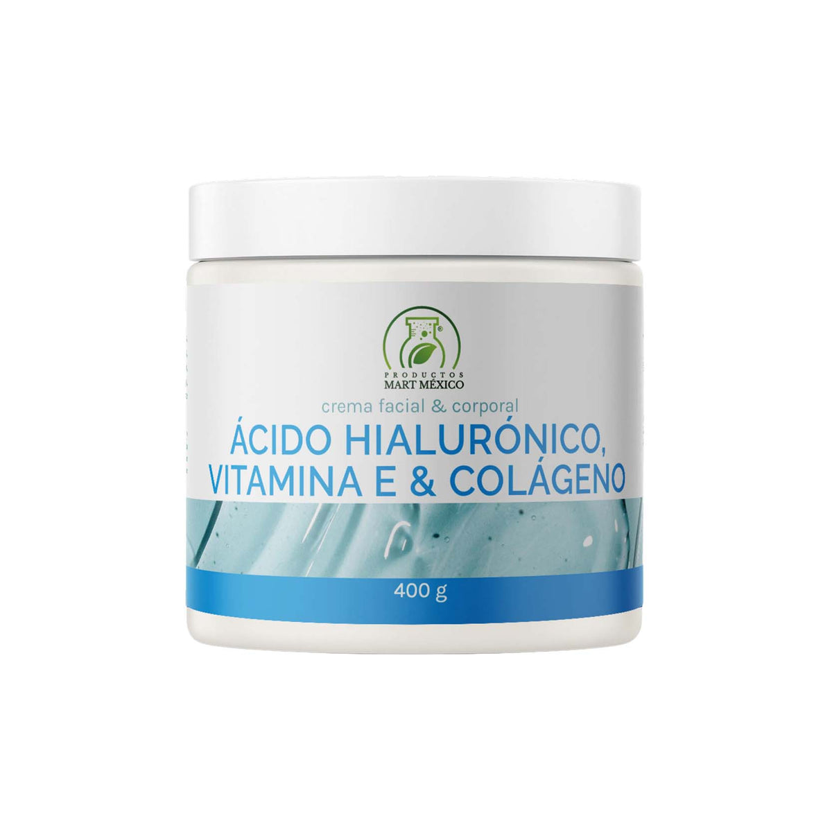 Crema de colágeno, vitamina E y ácido hialurónico