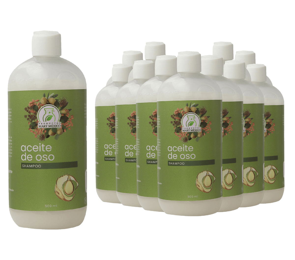Shampoo capilar aceite de oso