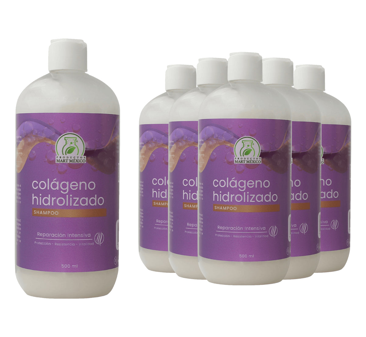 Shampoo de colágeno reparación intensiva
