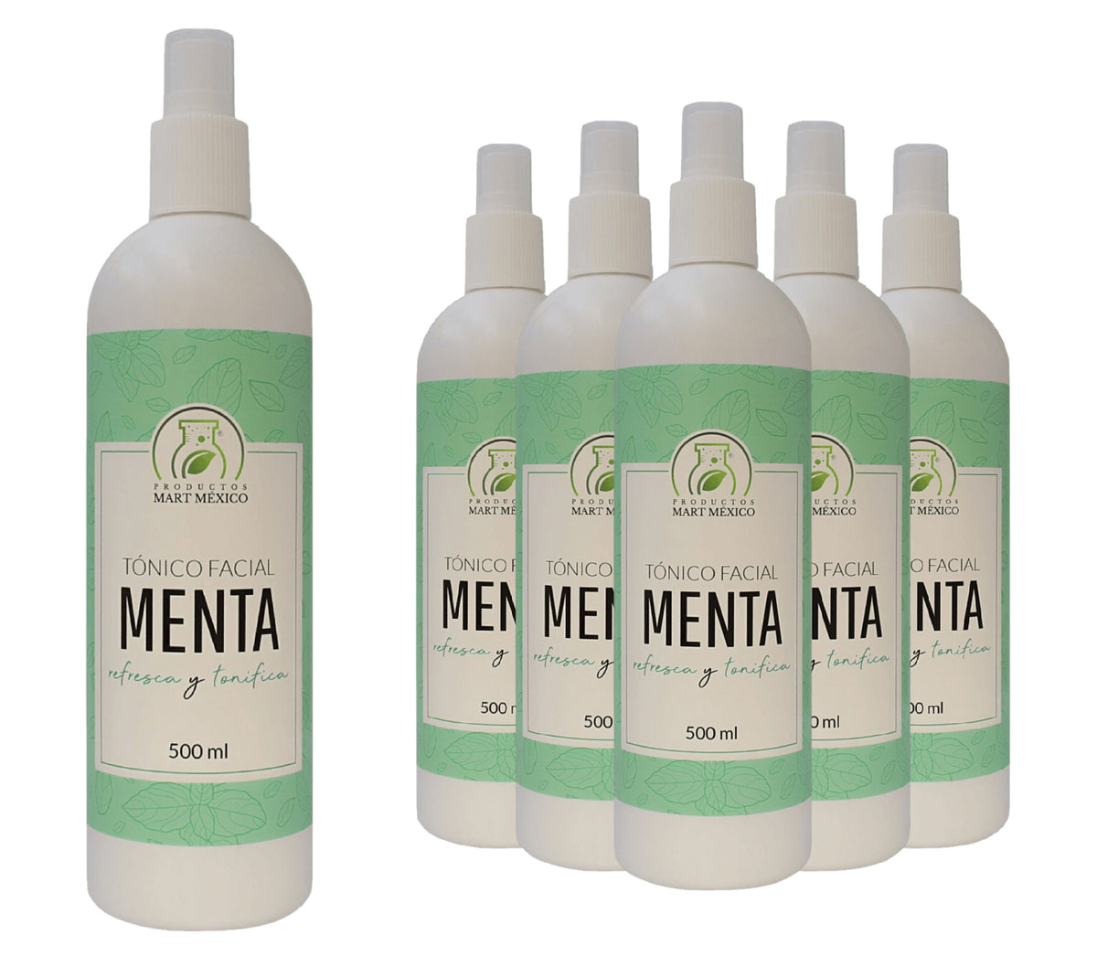 Tónico facial hidratante de menta