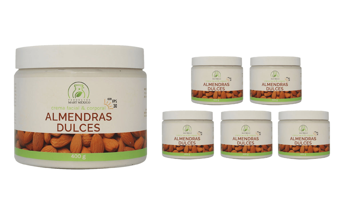 Crema de almendras dulces con FPS 30
