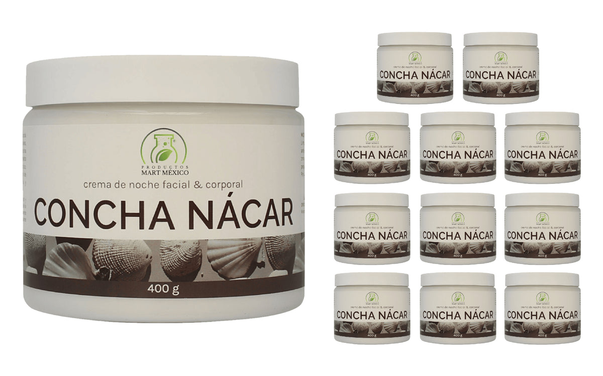 Crema facial y corporal de concha nácar piel tersa