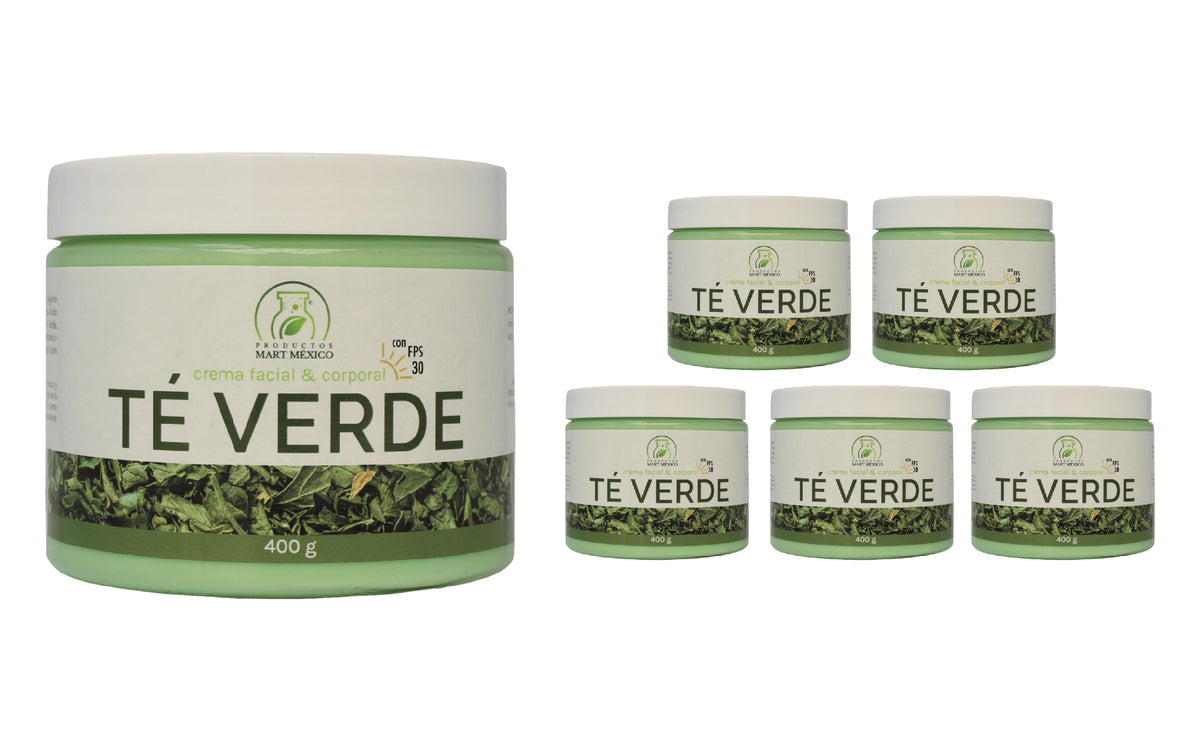 Crema de té verde con FPS 30