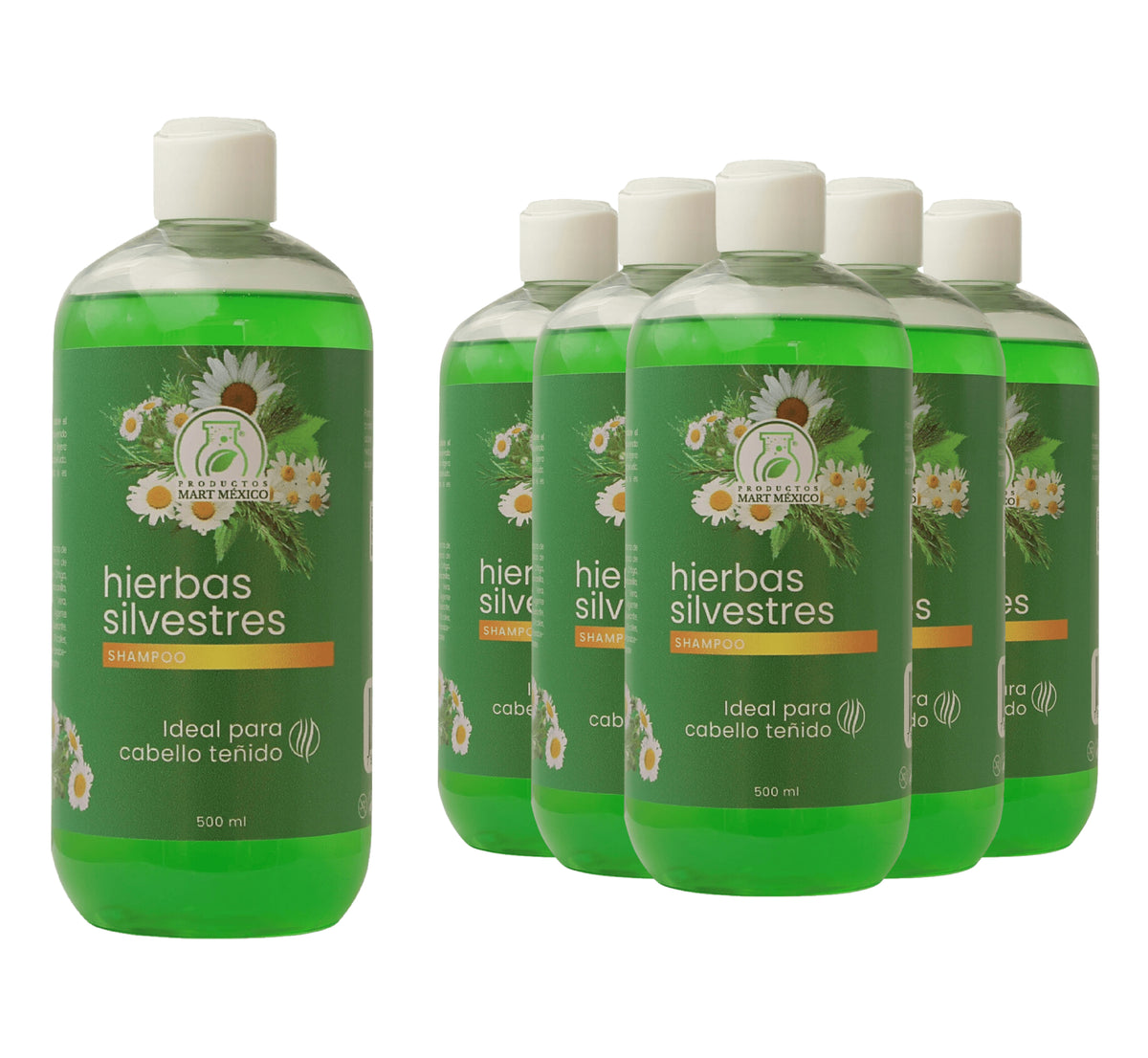 Shampoo capilar hierbas silvestres hidratante