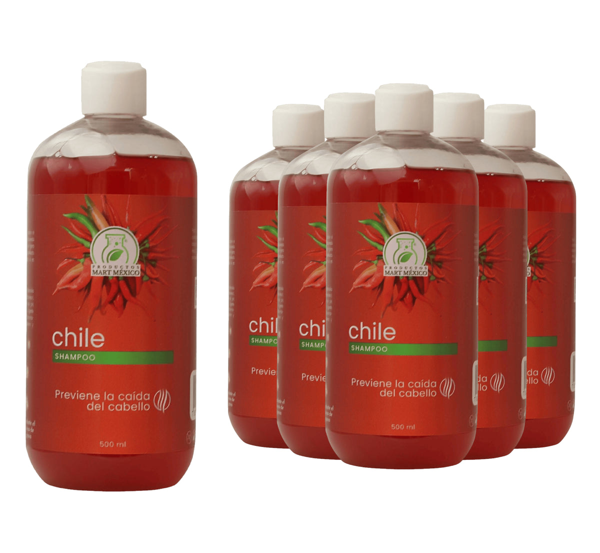 Shampoo de chile con extracto natural estimulador