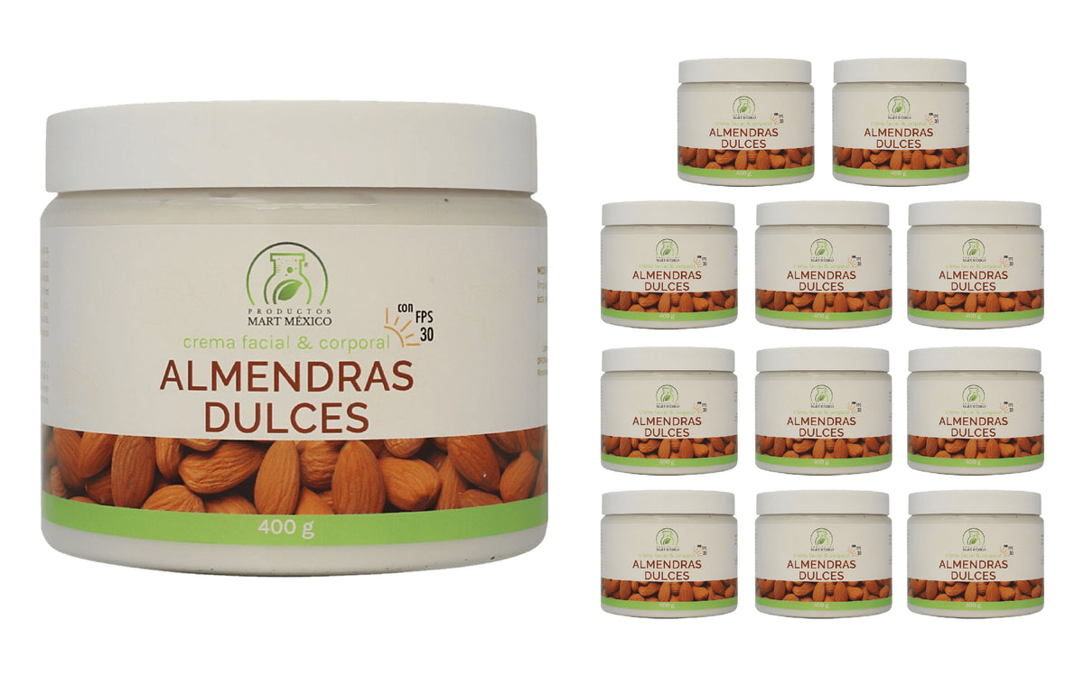 Crema de almendras dulces con FPS 30