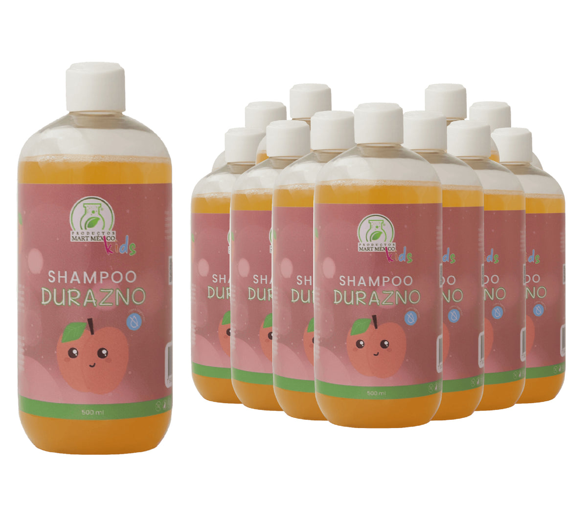 Shampoo capilar de durazno libre de lágrimas kids