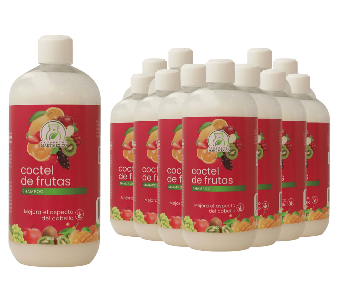 Shampoo capilar coctel de frutas