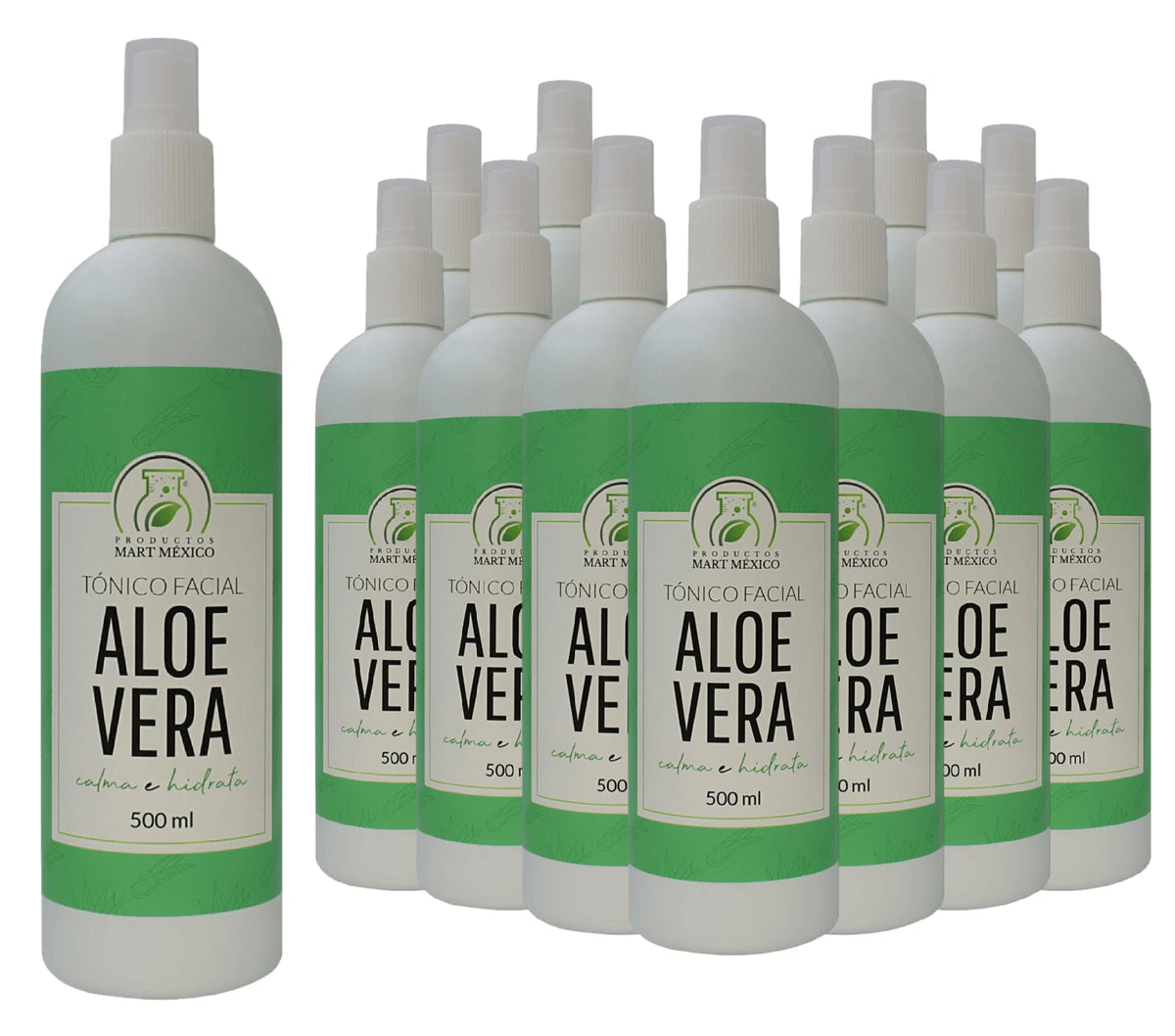 Tónico facial de aloe vera hidratante