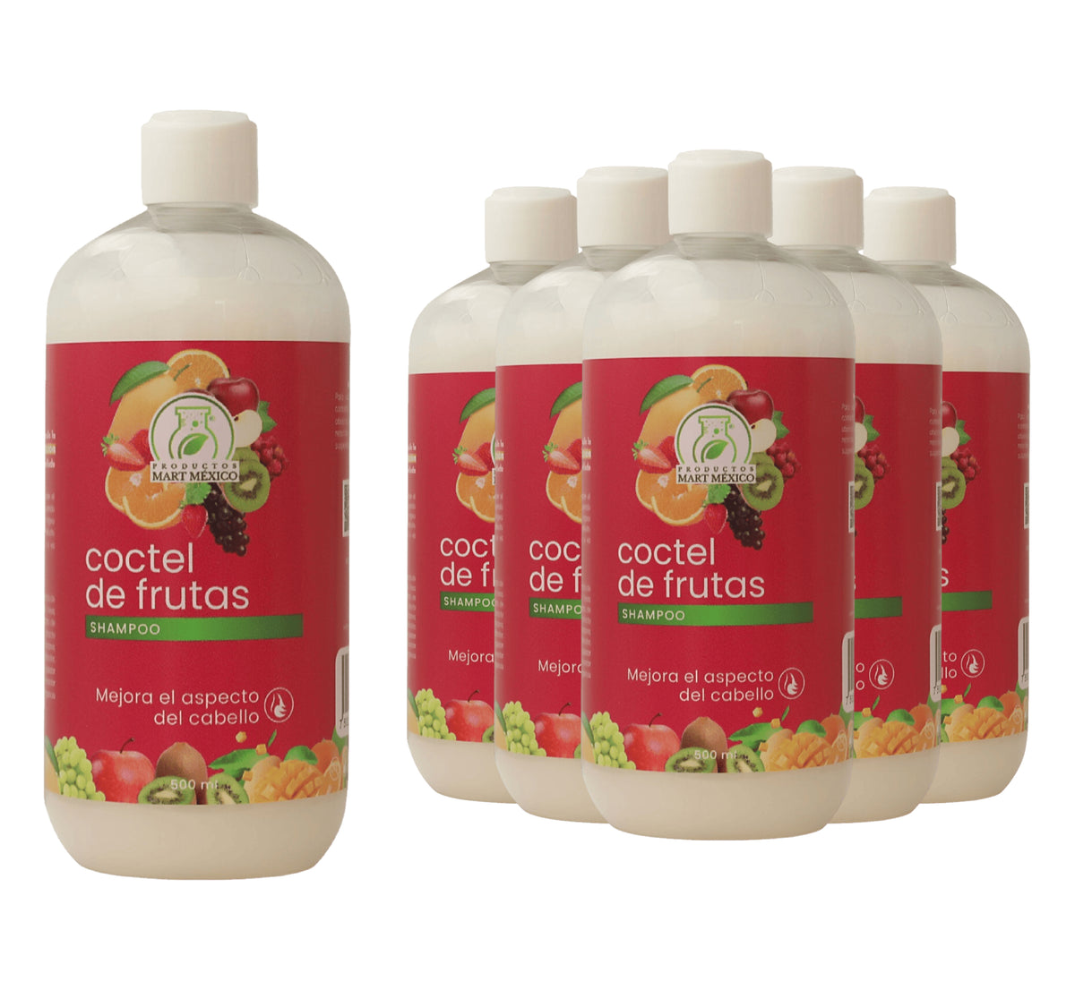 Shampoo capilar coctel de frutas