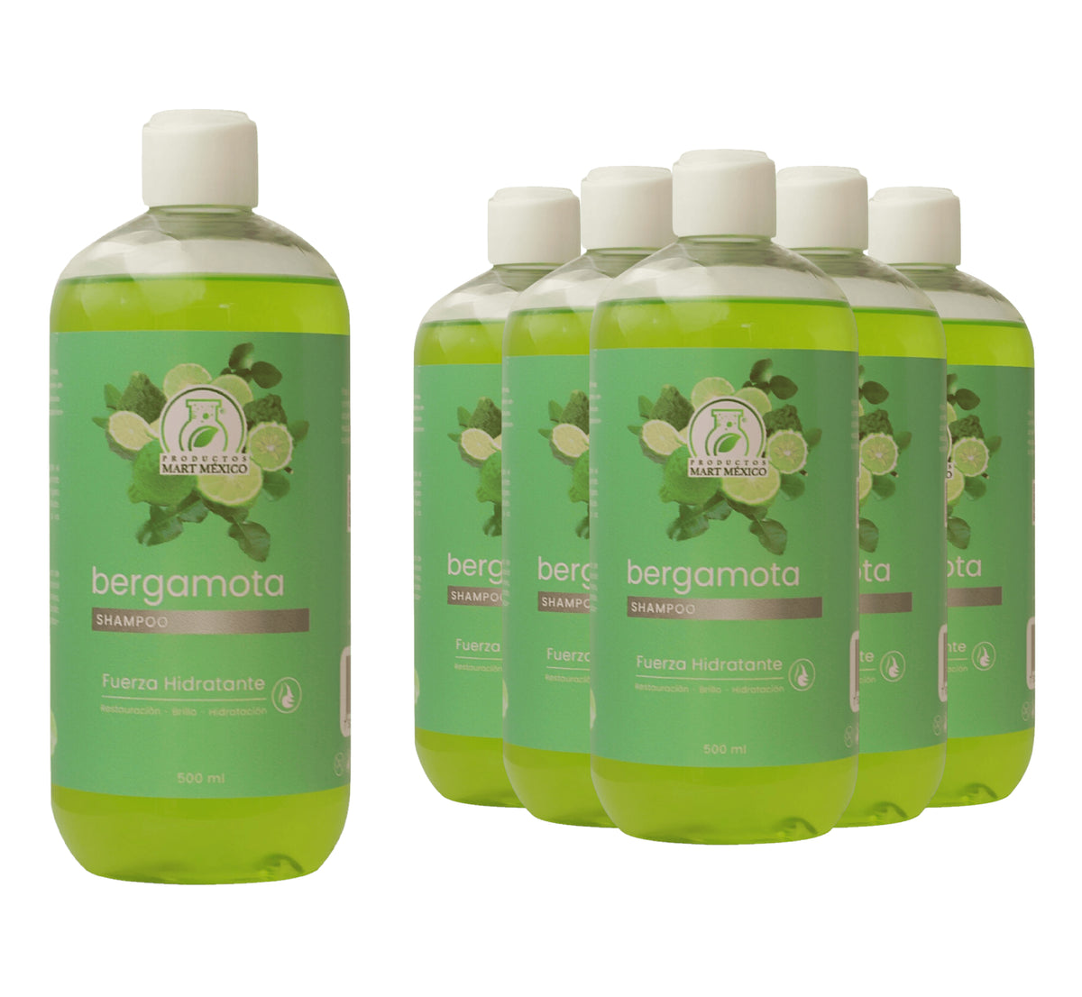 Shampoo capilar de bergamota anticaída