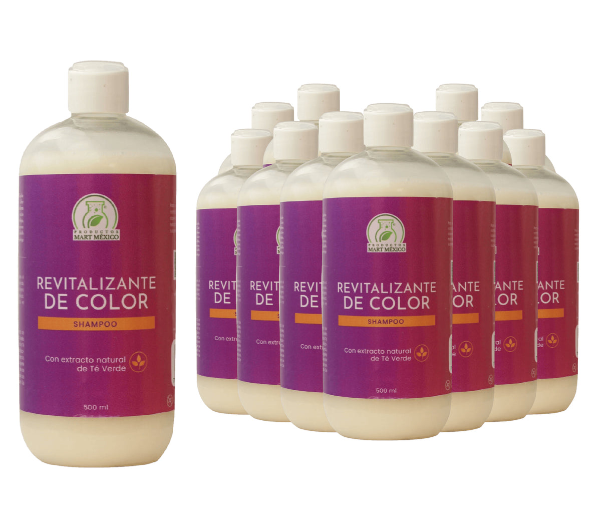 Shampoo capilar revitalizante de color
