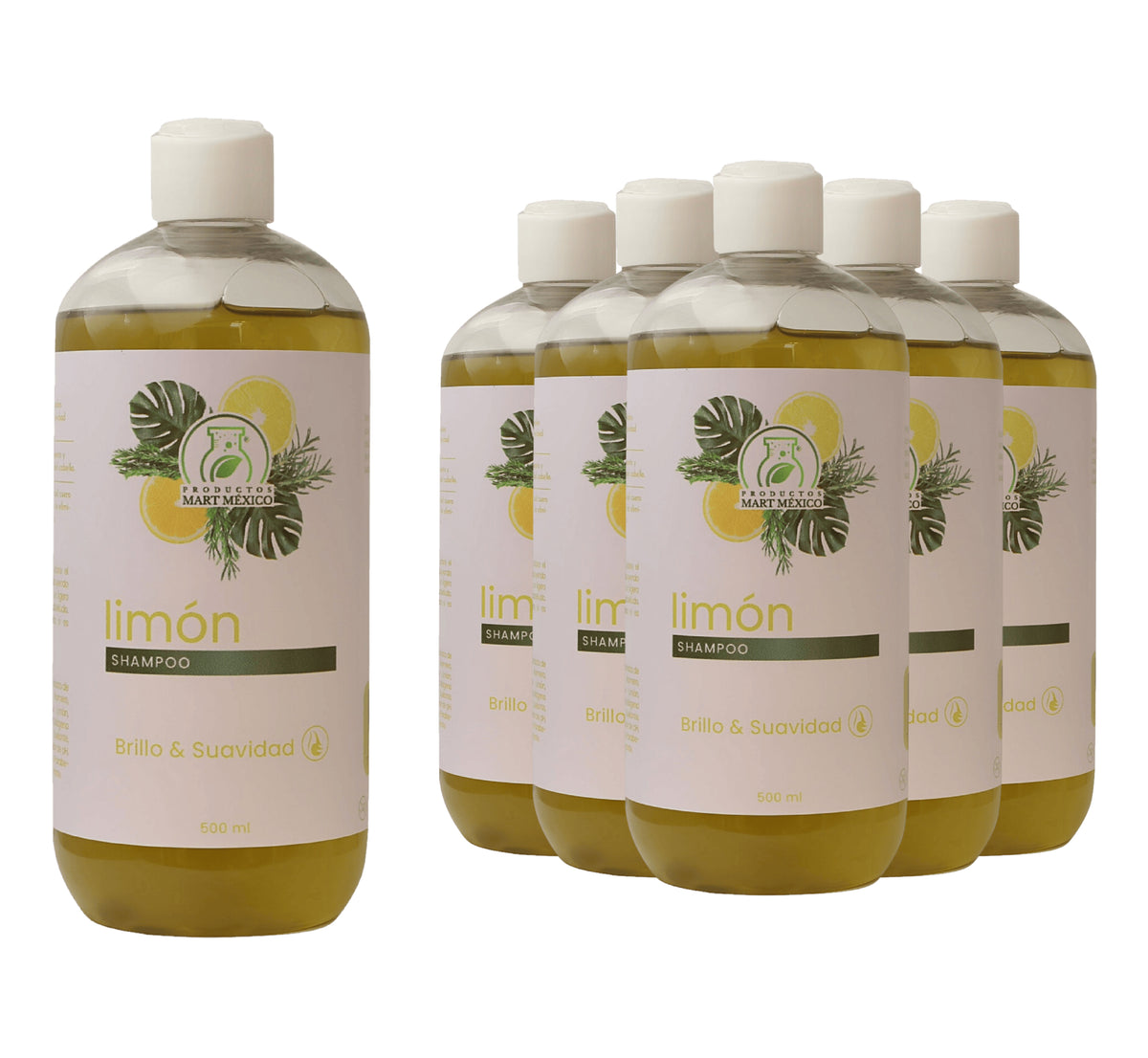 Shampoo capilar de limón anticaída