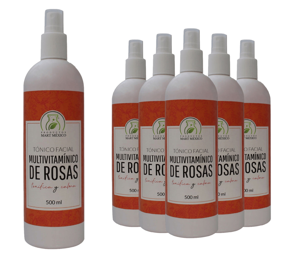 Tónico facial hidratante multivitamínico de rosas