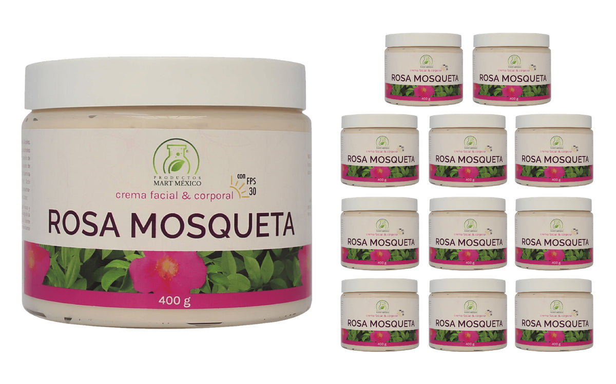 Crema de rosa mosqueta antiedad con filtro solar