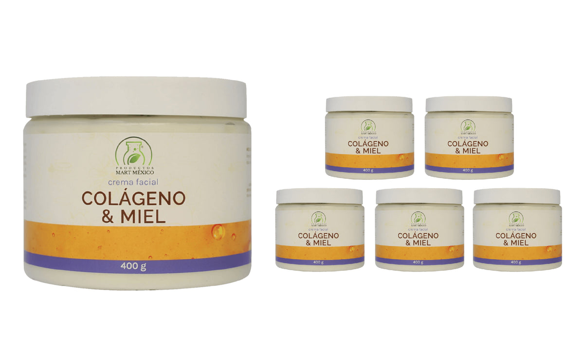 Crema de colágeno con miel antiedad