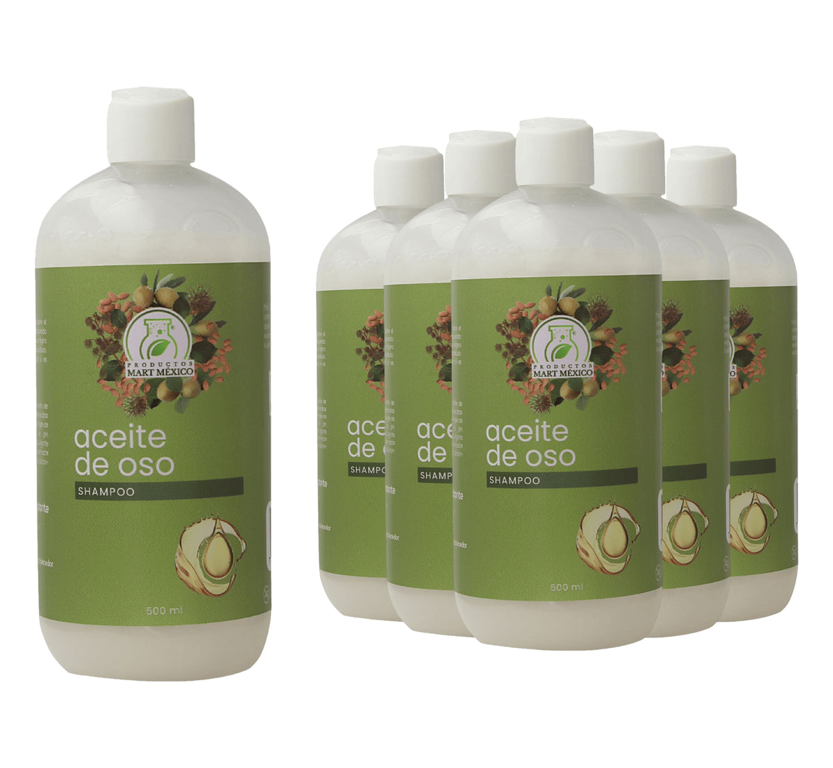 Shampoo capilar aceite de oso