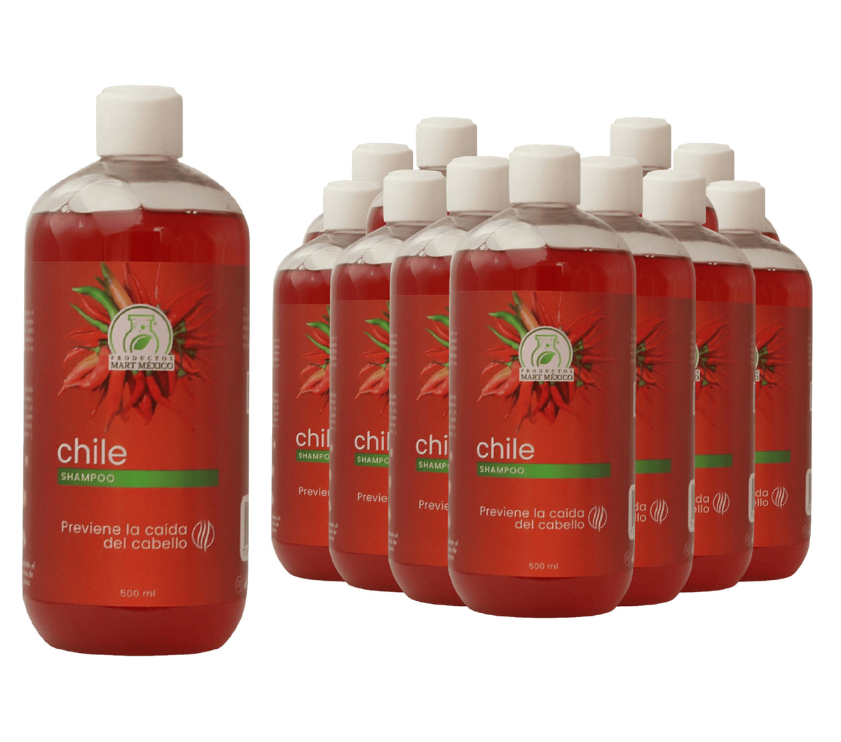 Shampoo de chile con extracto natural estimulador