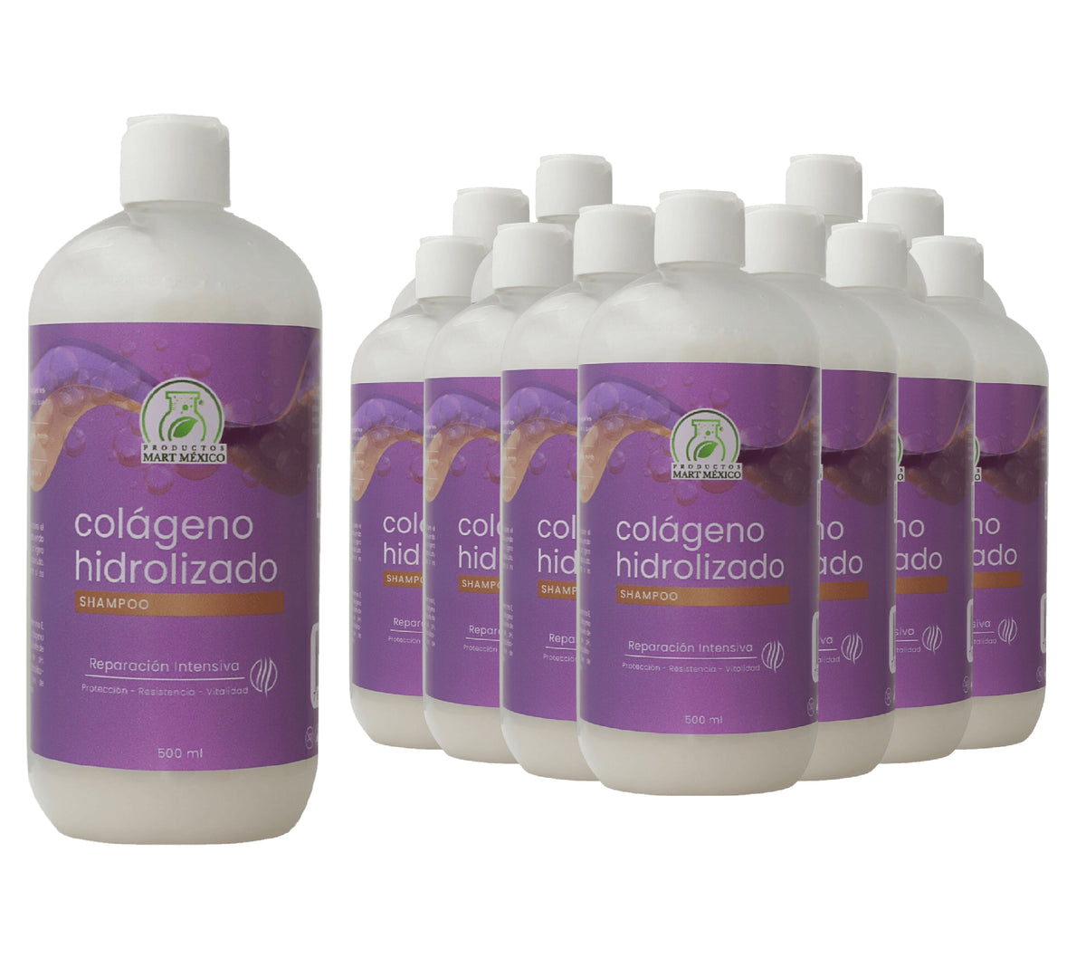 Shampoo de colágeno reparación intensiva