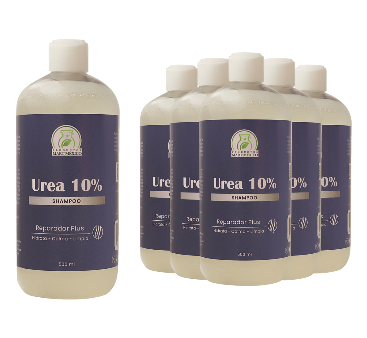 Shampoo capilar calmante urea reparador plus